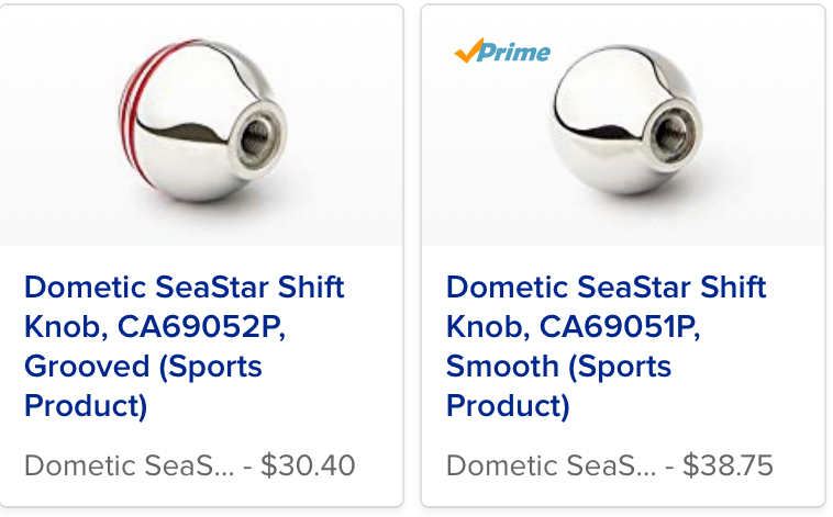 Smooth CA69051P Dometic SeaStar Shift Knob 