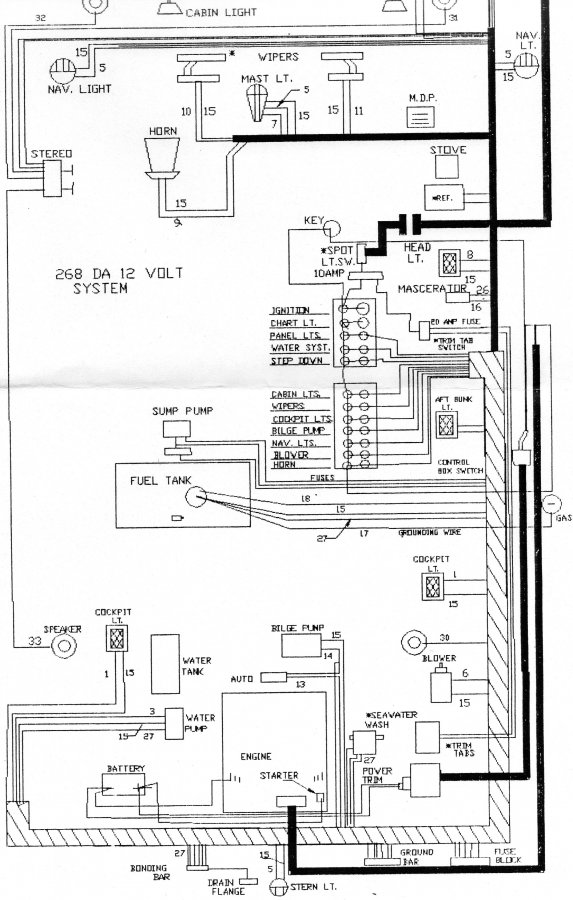 Wiring Diagrams For 1987 268 Club Sea Ray